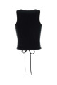 Black cotton tank top BALENCIAGA (858152TTVO2)