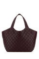 Burgundy nappa leather medium Icare shopping bag SAINT LAURENT (858191AAANG)