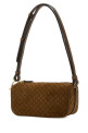 Brown suede shoulder bag GUCCI (860784AAEE7)