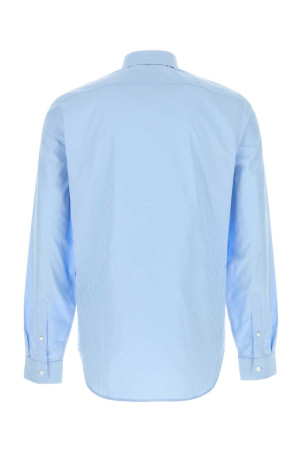 Light blue poplin shirt GUCCI (860785ZAUO8)