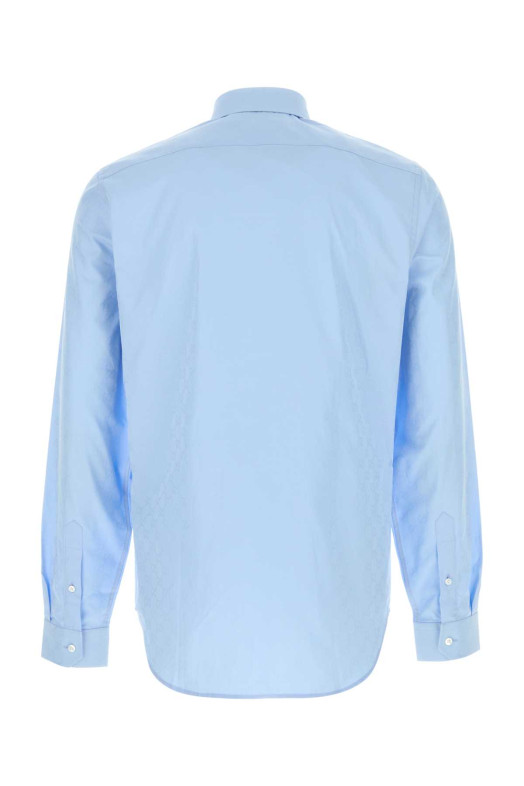 Light blue poplin shirt GUCCI (860785ZAUO8)