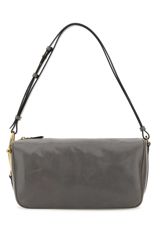 Grey leather shoulder bag GUCCI (860787AAF1G)