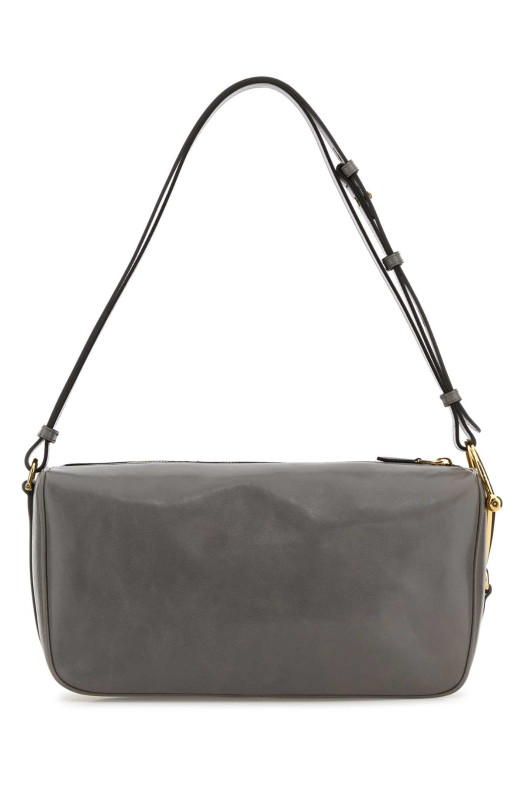 Grey leather shoulder bag GUCCI (860787AAF1G)