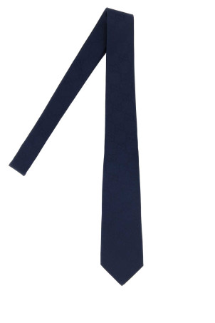 Dark blue jacquard tie GUCCI (8612994E600)