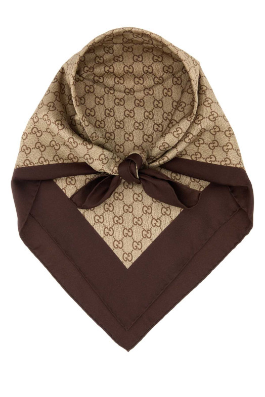 Embroidered twill foulard GUCCI (8614033GAQR)