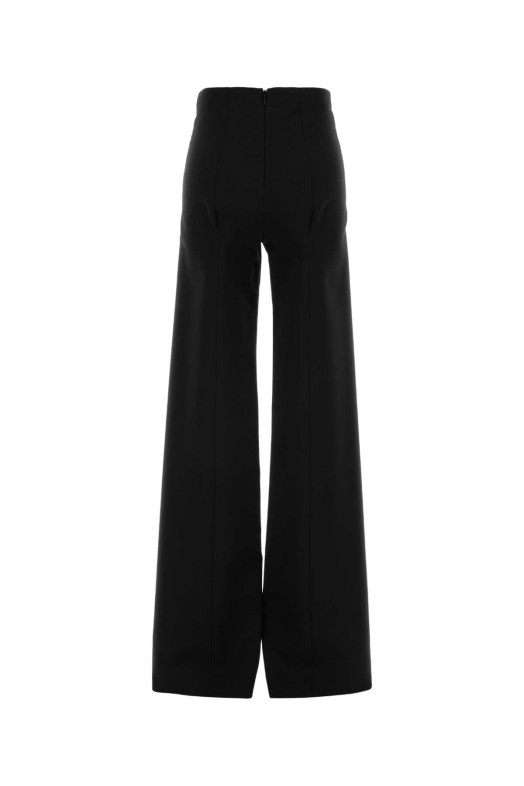 Black stretch wool blend wide-leg pant Black GUCCI (863797ZAUPG)