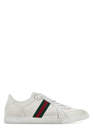 White leather Stretch sneakers GUCCI (864140AAGFF)