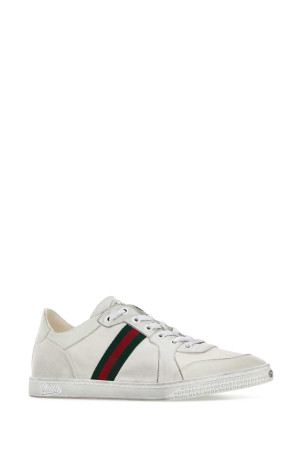 White leather Stretch sneakers GUCCI (864140AAGFF)