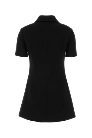 Black crepe polo dress Black GUCCI (864361ZACKN)