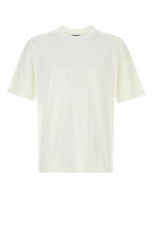 White cotton blend t-shirt GUCCI (864625XJHTY)