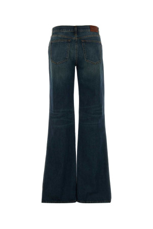 Denim wide-leg jeans GUCCI (864707XDDFW)