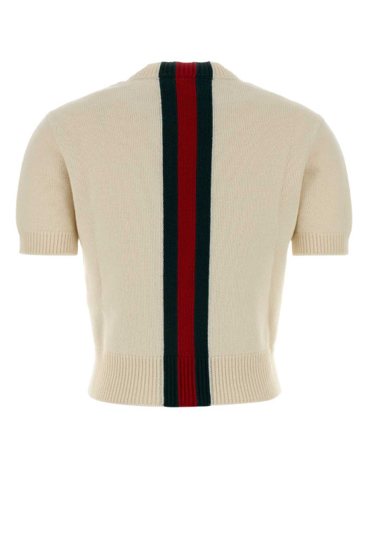 Ivory wool sweater GUCCI (864986XKFG6)