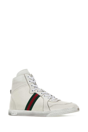 Chalk nappa leather sneakers GUCCI (865057AAGFF)