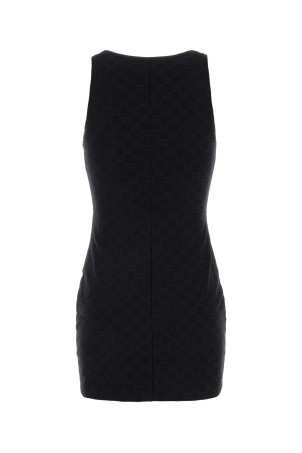 Black GG jacquard mini dress Black GUCCI (865171XUAO2)