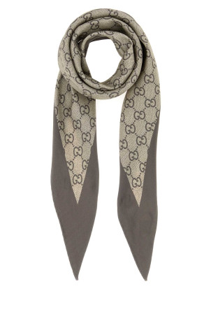 Printed silk foulard GUCCI (8653083G001)