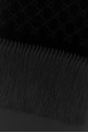 Black velvet scarf Black GUCCI (8653474GAK9)