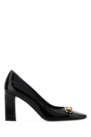 Black leather Signora pumps Black GUCCI (865410CLG00)
