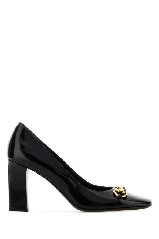 Black leather Signora pumps Black GUCCI (865410CLG00)