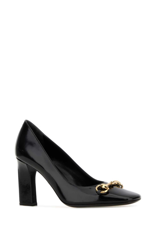 Black leather Signora pumps Black GUCCI (865410CLG00)