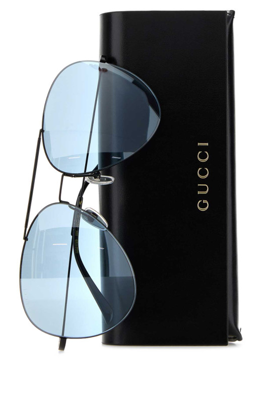 Black metal Pilot sunglasses GUCCI (865673I3330)