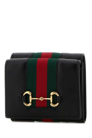 Black leather wallet GUCCI (867131AAGF7)