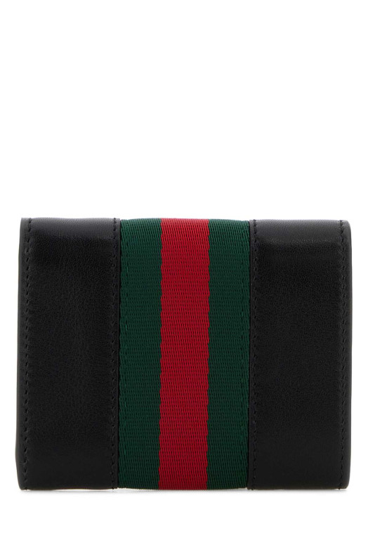 Black leather wallet GUCCI (867131AAGF7)