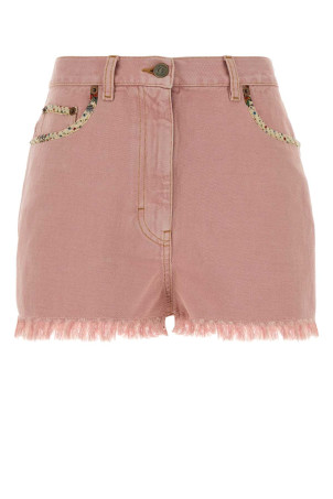 Pink denim shorts VALENTINO GARAVANI (8B3DDB8S9Y9)