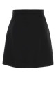 Black crepe couture mini skirt Black VALENTINO GARAVANI (8B3RAEH21CF)