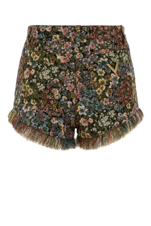 Embroidered canvas shorts VALENTINO GARAVANI (8B3RF20Y9Y6)