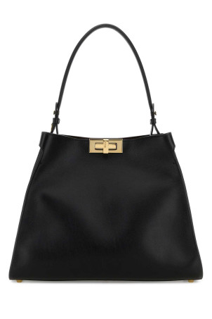 Black leather medium Fendi Way handbag FENDI (8BN368AWPF)