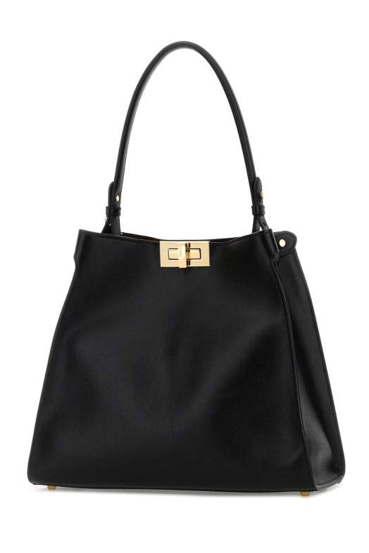 Black leather medium Fendi Way handbag FENDI (8BN368AWPF)