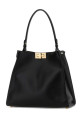 Black leather medium Fendi Way handbag FENDI (8BN368AWPF)