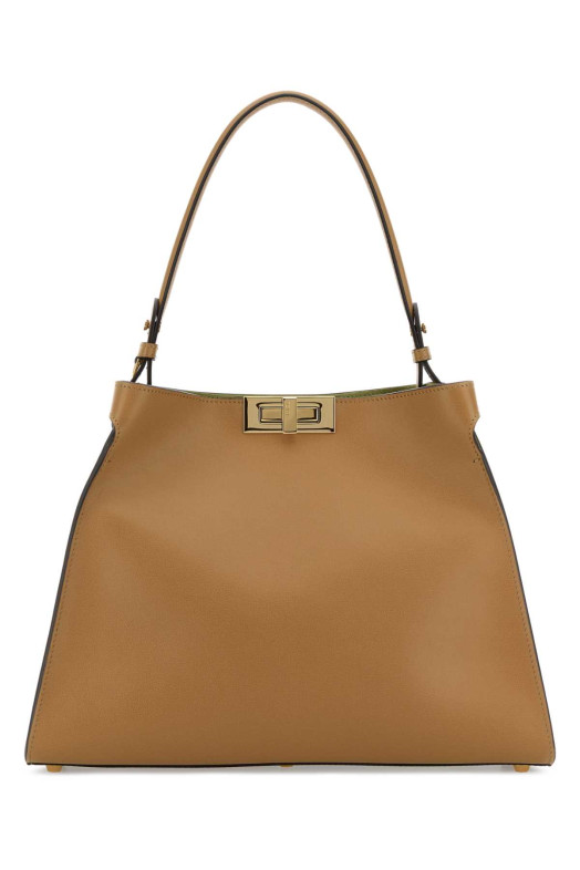 Camel leather medium Fendi Way handbag FENDI (8BN368AWPF)