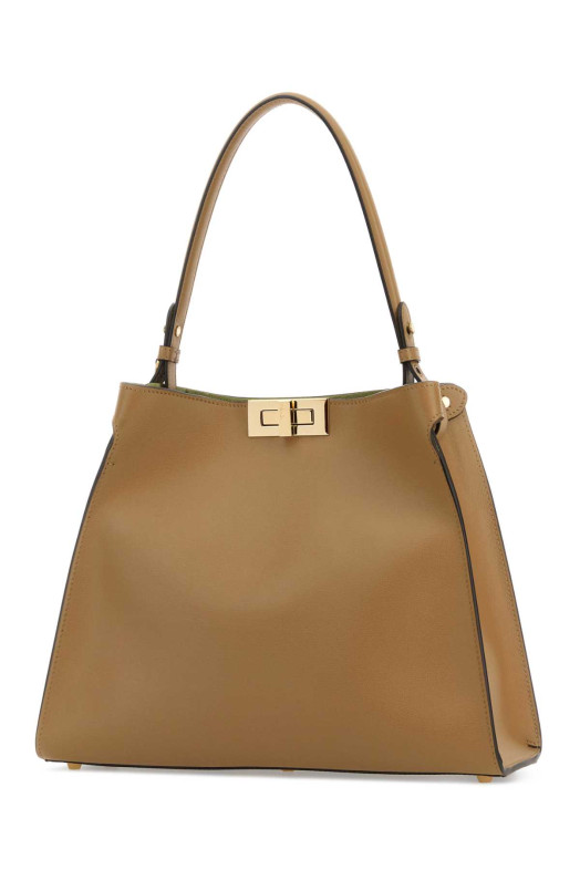Camel leather medium Fendi Way handbag FENDI (8BN368AWPF)