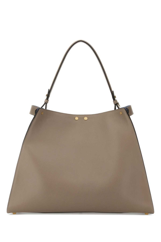 Dove grey leather large Fendi Way shoulder bag FENDI (8BN369AWPF)