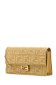 Embroidered raffia Baguette wallet FENDI (8M0498AV23)