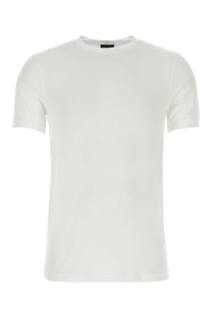 White stretch viscose t-shirt GIORGIO ARMANI (8NST62SJP4Z)