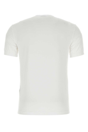 White stretch viscose t-shirt GIORGIO ARMANI (8NST62SJP4Z)