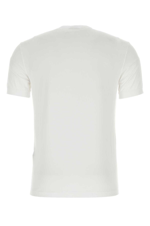 White stretch viscose t-shirt GIORGIO ARMANI (8NST62SJP4Z)