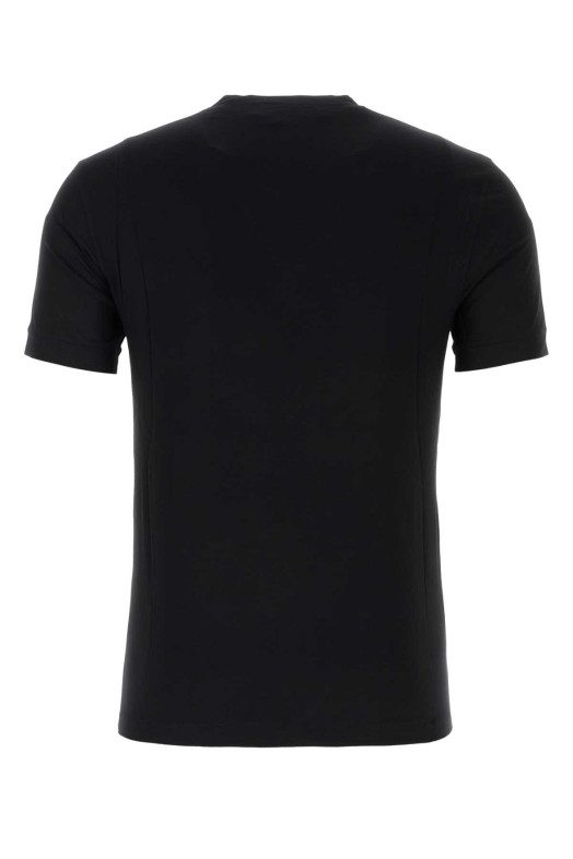 Black stretch viscose t-shirt GIORGIO ARMANI (8NST62SJP4Z)