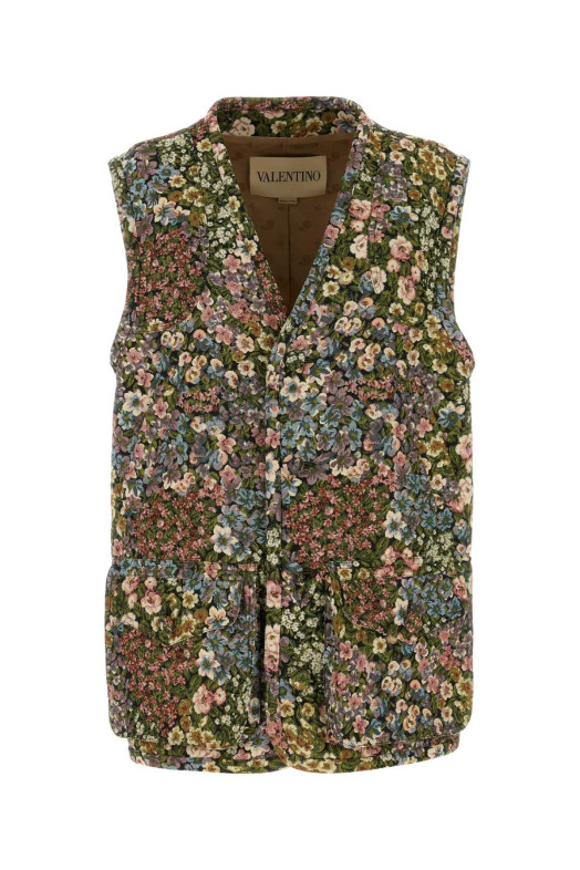 Embroidered jacquard vest VALENTINO GARAVANI (8V3CMB05B7G)