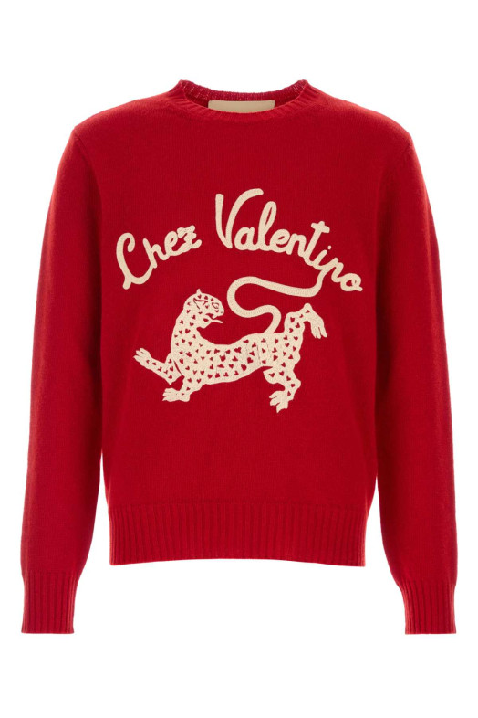 Red wool sweater VALENTINO GARAVANI (8V3KC37ABBN)