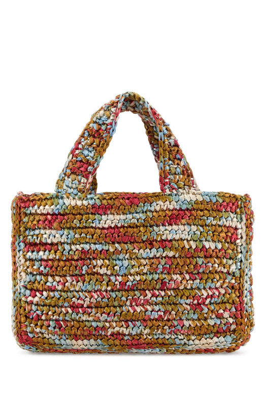 Multicolor raffia small VLogo Signature handbag VALENTINO GARAVANI (8W2B0S12KUI)