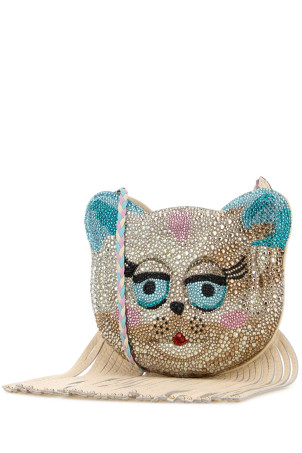 Embellished leather Le Chat De La Maison crossbody bag VALENTINO GARAVANI (8W2B0S18EZC)