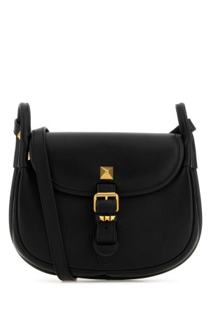 Black leather Flaneuse crossbody bag Black VALENTINO GARAVANI (8W2B0T08FEF)