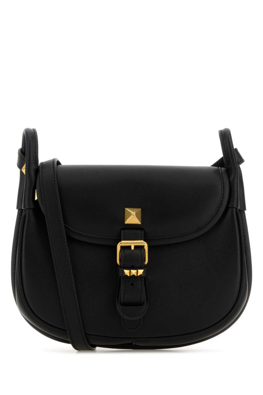 Black leather Flaneuse crossbody bag Black VALENTINO GARAVANI (8W2B0T08FEF)
