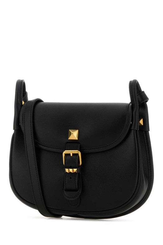 Black leather Flaneuse crossbody bag Black VALENTINO GARAVANI (8W2B0T08FEF)