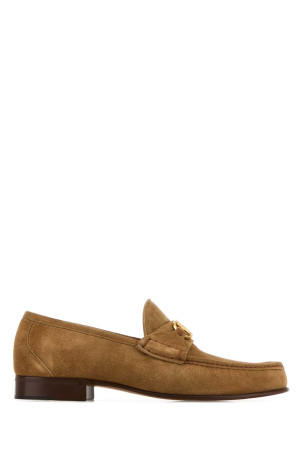 Camel suede loafers VALENTINO GARAVANI (8Y2S0J68UZM)