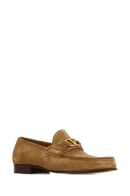 Camel suede loafers VALENTINO GARAVANI (8Y2S0J68UZM)