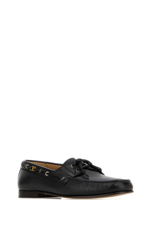 Black leather loafers Black VALENTINO GARAVANI (8Y2S0M05MIL)